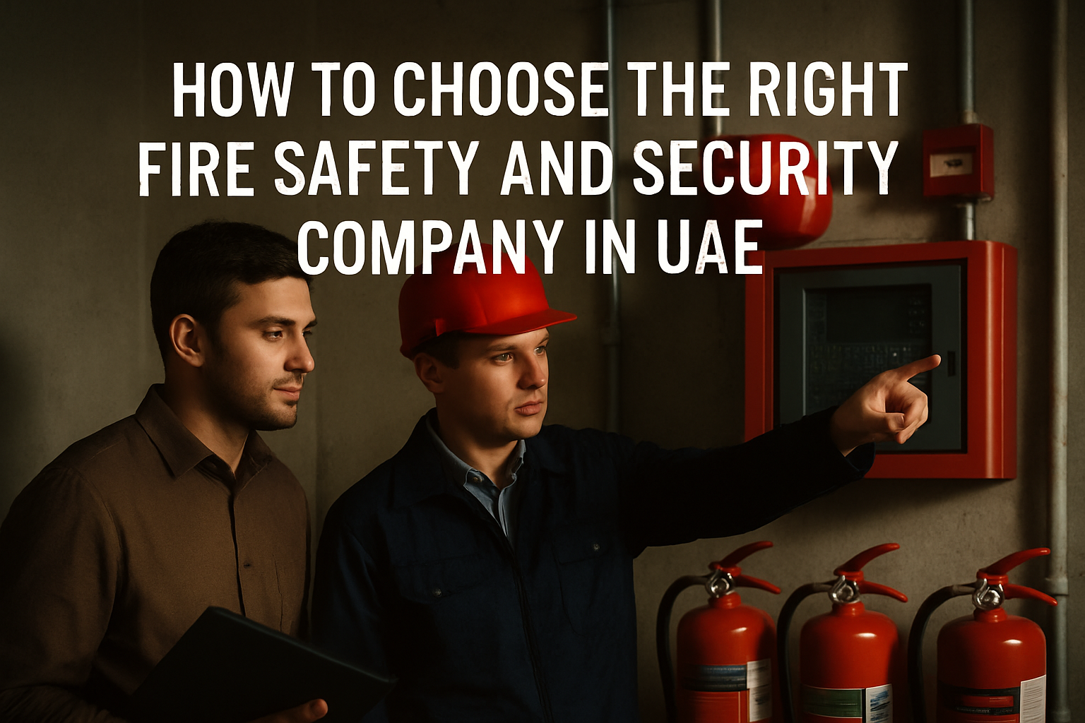 How to Choose the Right Fire Safety and Security Company in UAE
